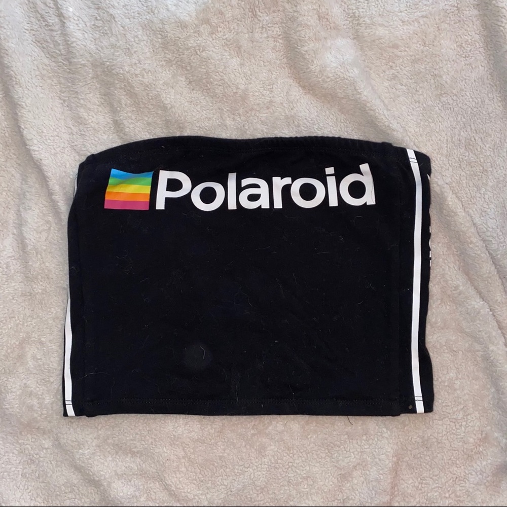 Polaroid black Tub top